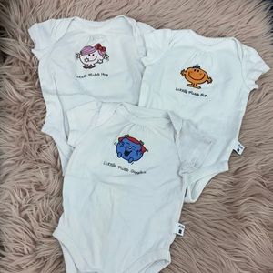 Little Miss Baby Gap Diaper shirts pk of 3